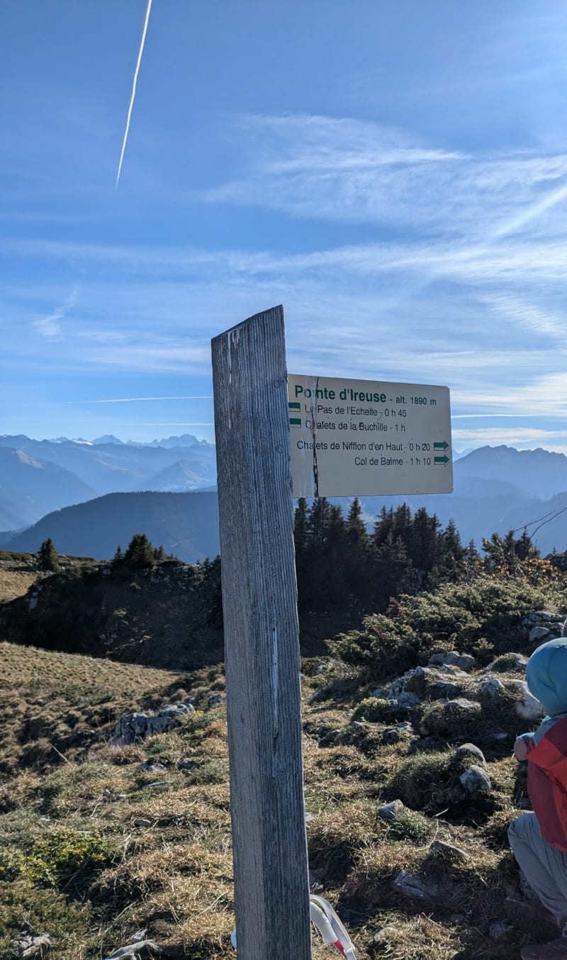 Pointe d'Ireuse de la Sciard - Vailly