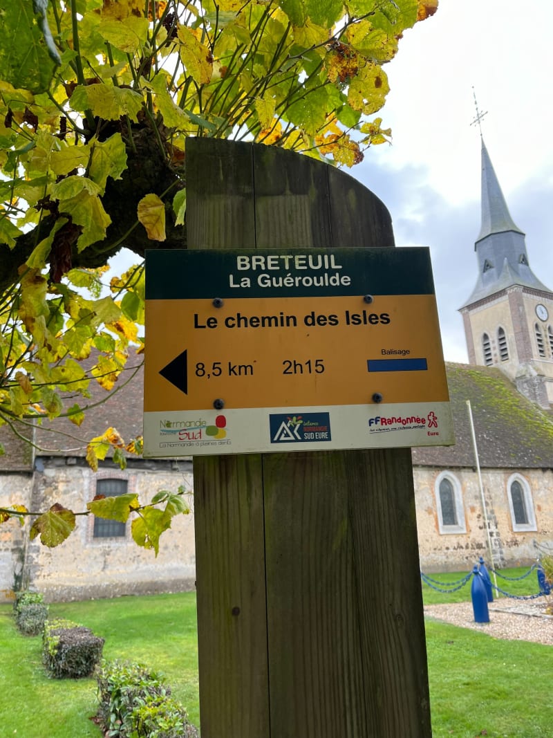 Le chemin des Isles et La Guéroulde - Breteuil