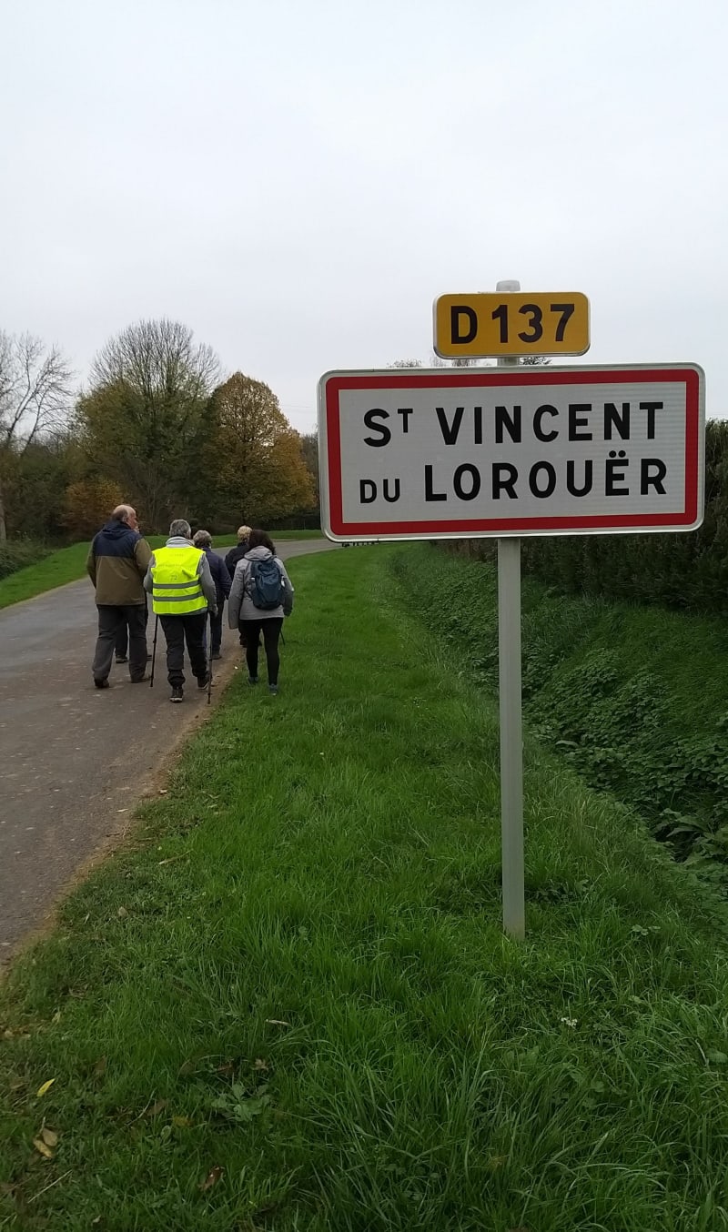 Randonnée de Saint-Vincent-du-Lorouër, par la Goustière - Saint-Vincent-du-Lorouër