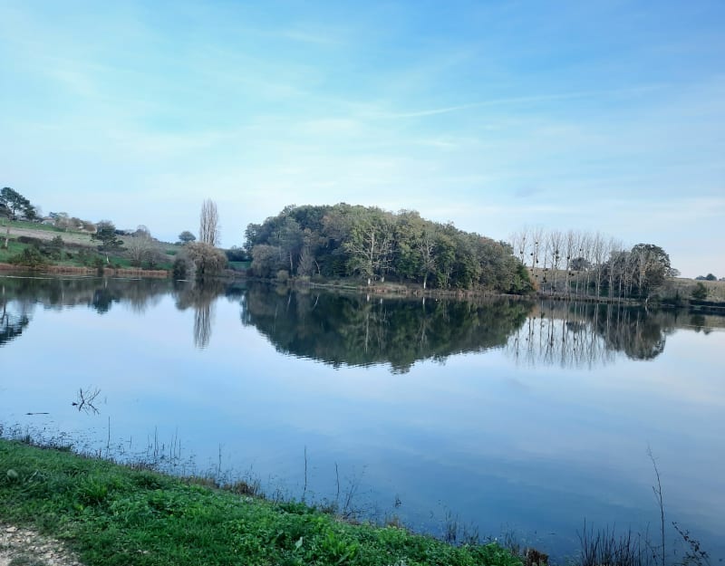 Autour du lac de Gurson. - Carsac-de-Gurson