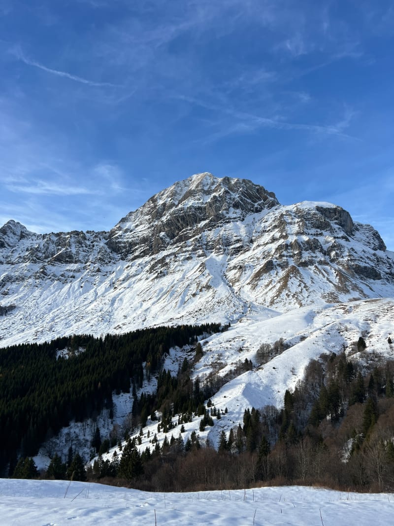Col de l’Arpettaz et vue sur le Mont Charvin - Ugine