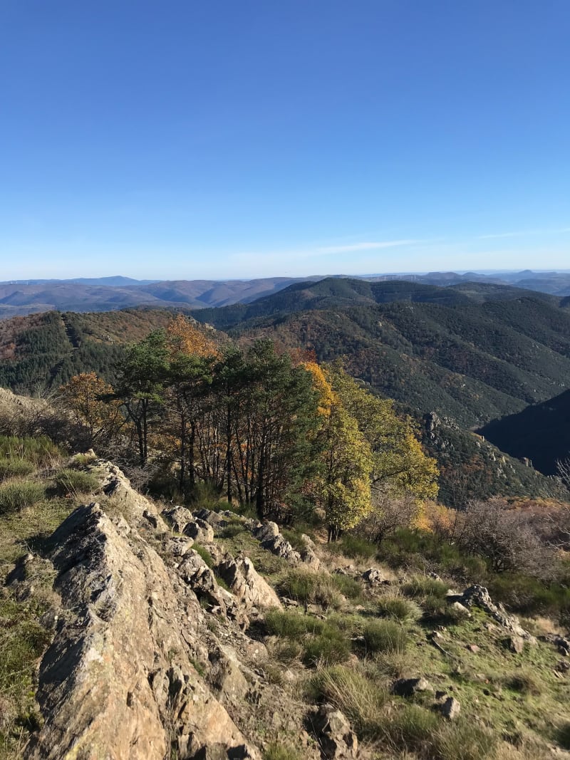 Graissessac, Col de Peyremale, Col de Serviès et Col des Vignères - Camplong
