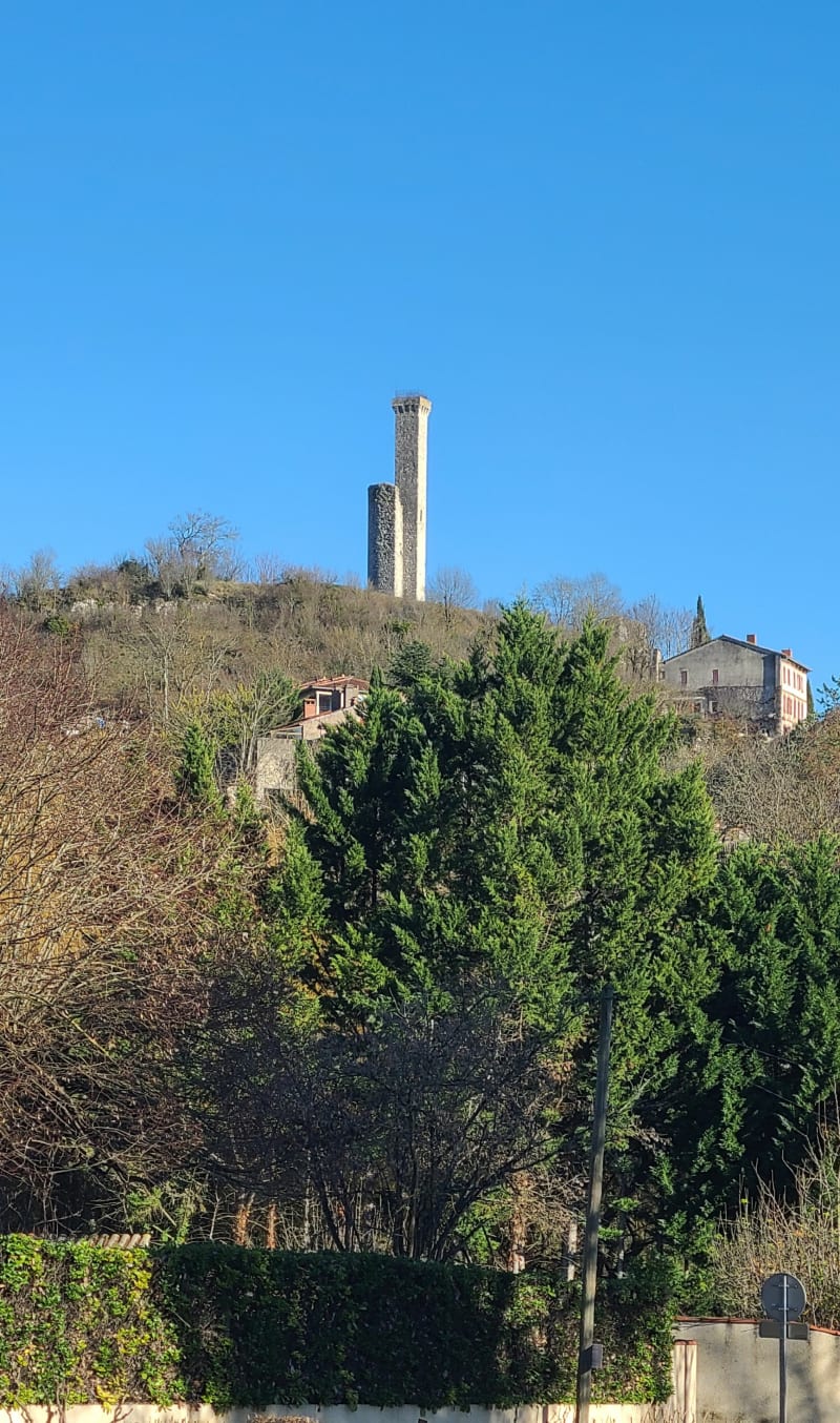 Les coteaux et le chemin des mineurs depuis Castelnau-de-Lévis - Castelnau-de-Lévis
