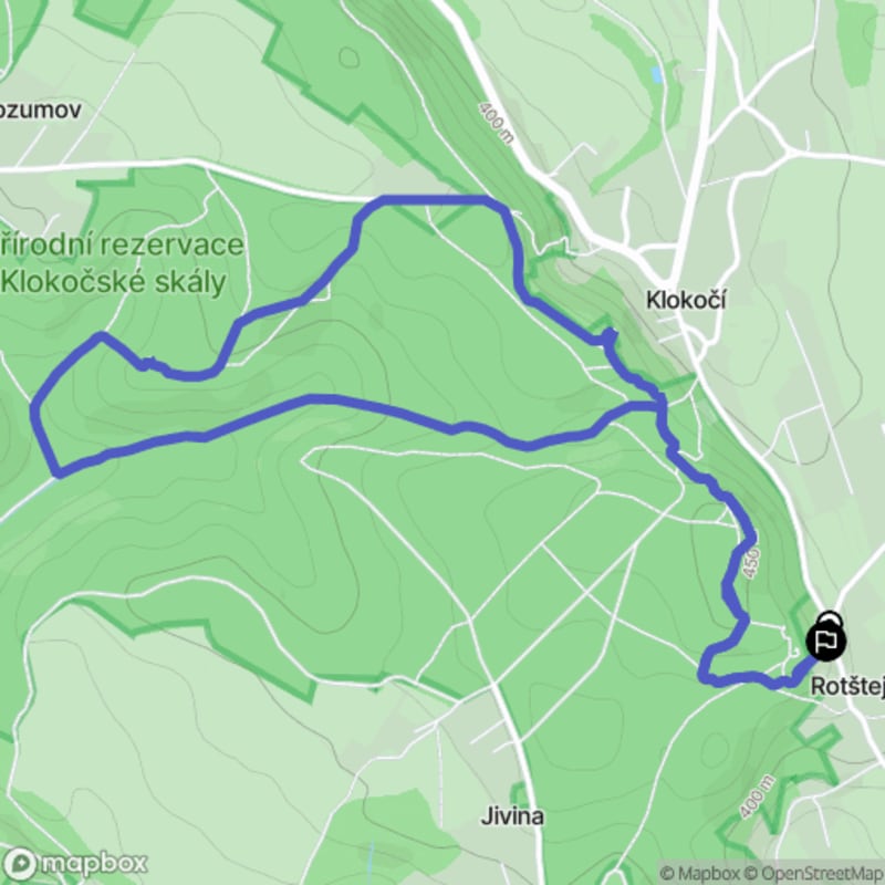 Trudna 4,5-kilometrowa trasa: Czeski Raj - Klokočské skály - Jaskinia Postojna - Klokočí