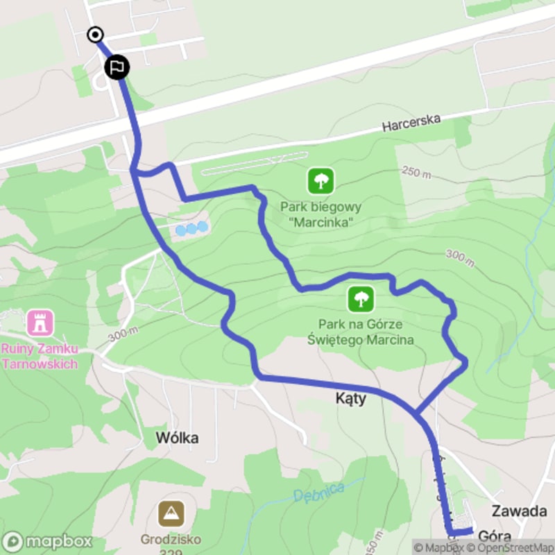 Hard Hike: Malowniczy spacer przez Spacer do św. Marcina (3,8 km) - Tarnów