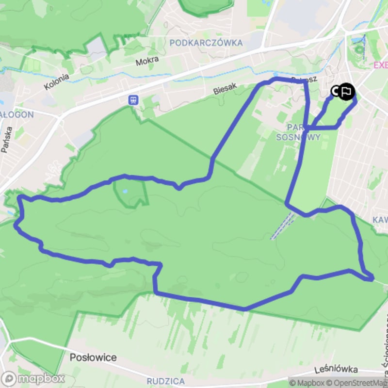 16,1 km trudna wędrówka niebieskim szlakiem Pasmo Posłowickie - Kielce