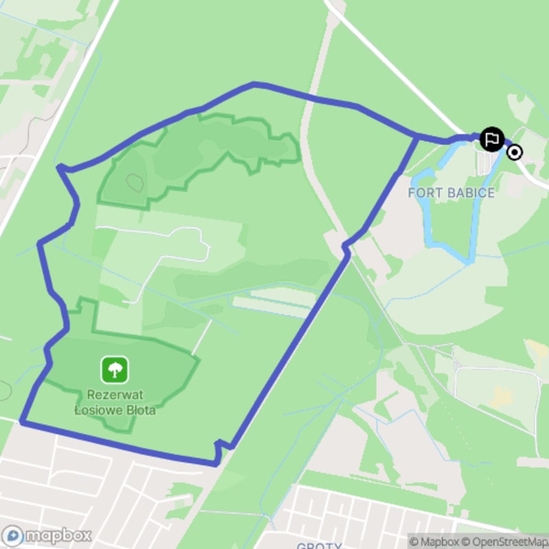 Wymagająca 6-kilometrowa wędrówka: Pętla Fort Radiowo - Rezerwat Jelenie Bagno - Warszawa