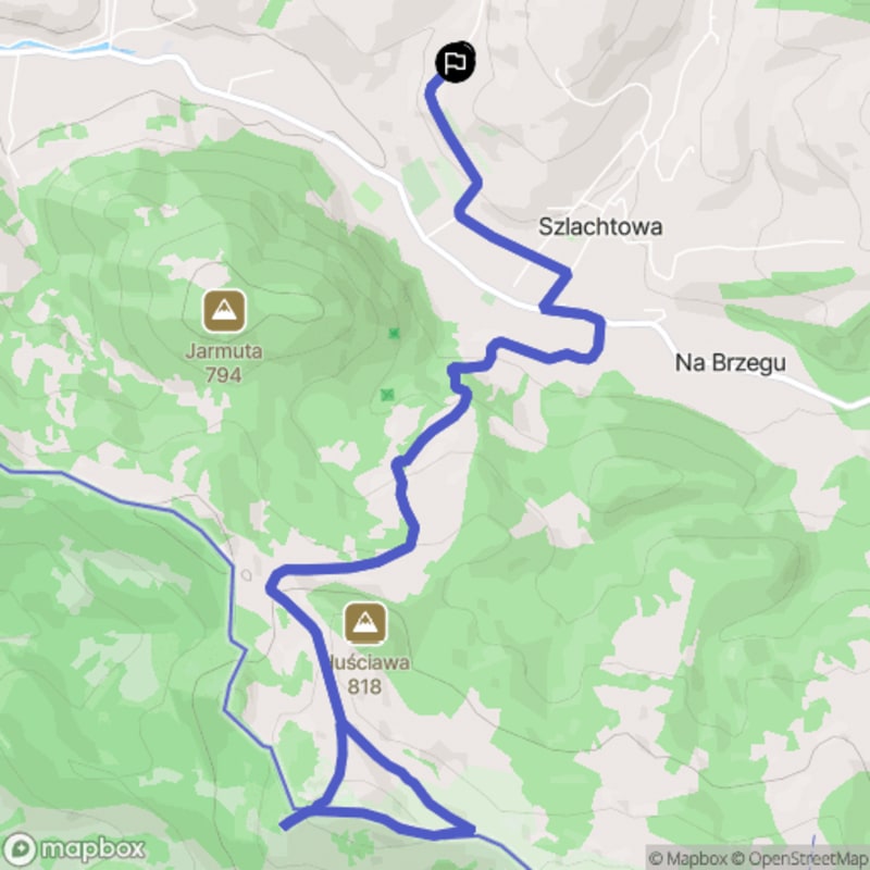 Hard Hike na Wysoki Wierch - 11 km - Szlachtowa