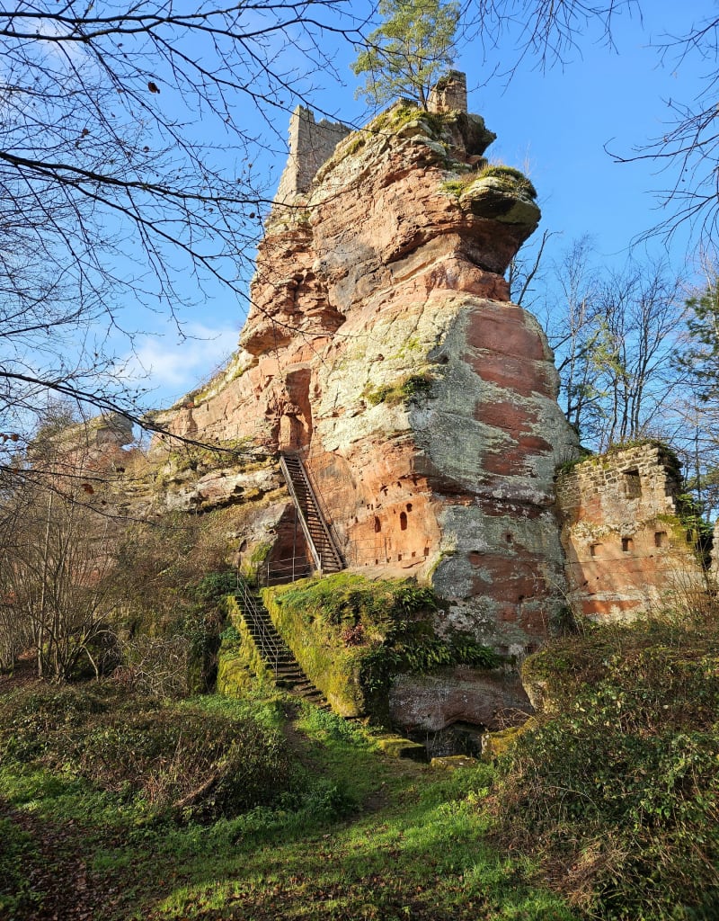Château / Ruine de Lutzelhardt près de Sturzelbronn - Sturzelbronn