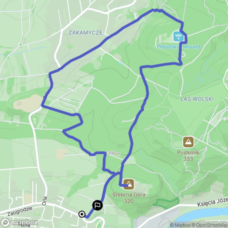 Bielańsko-Tyniecki Park Krajobrazowy - 8,8 km trudnej wędrówki - Kraków