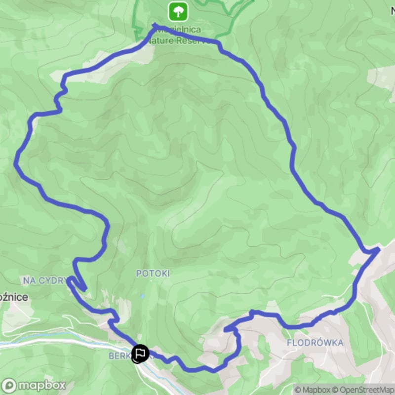 Beskidy Wyspowe 13,5 km - wymagająca wędrówka - Szczawa
