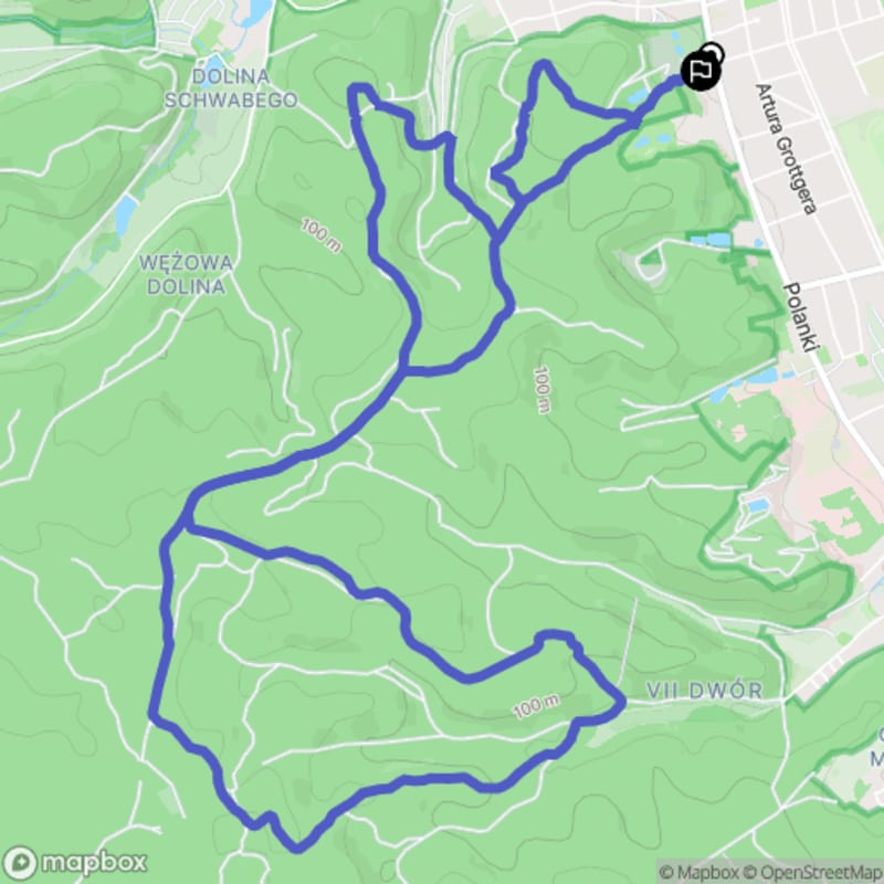 Hard Hike: Gdańsk Oliwa - Pętla leśna - Gdańsk