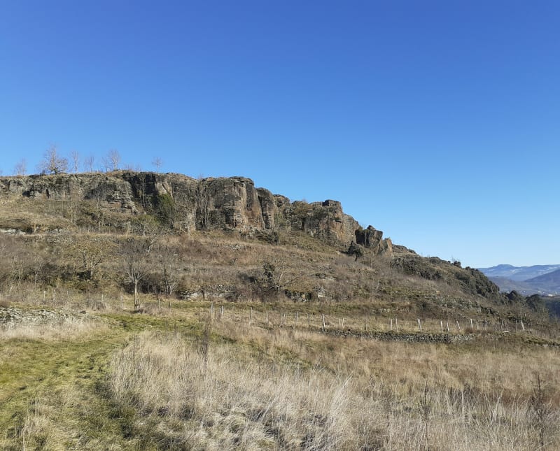 Les falaises de Tressac-Polignac - Polignac