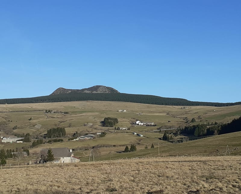 Vers le Mont Tourte au départ de la place des Estables - Les Estables