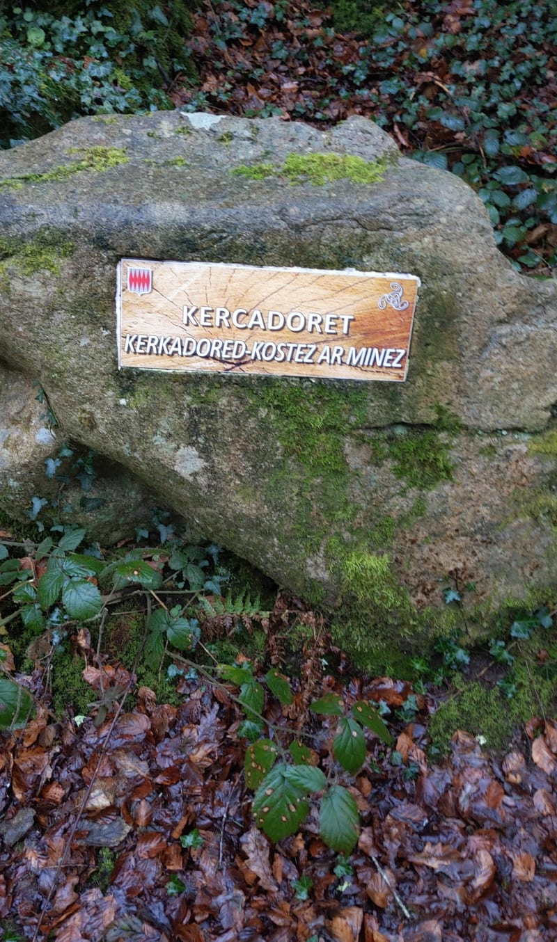 Chemin Creux du Faouët, de Kercadoret - Le Faouët