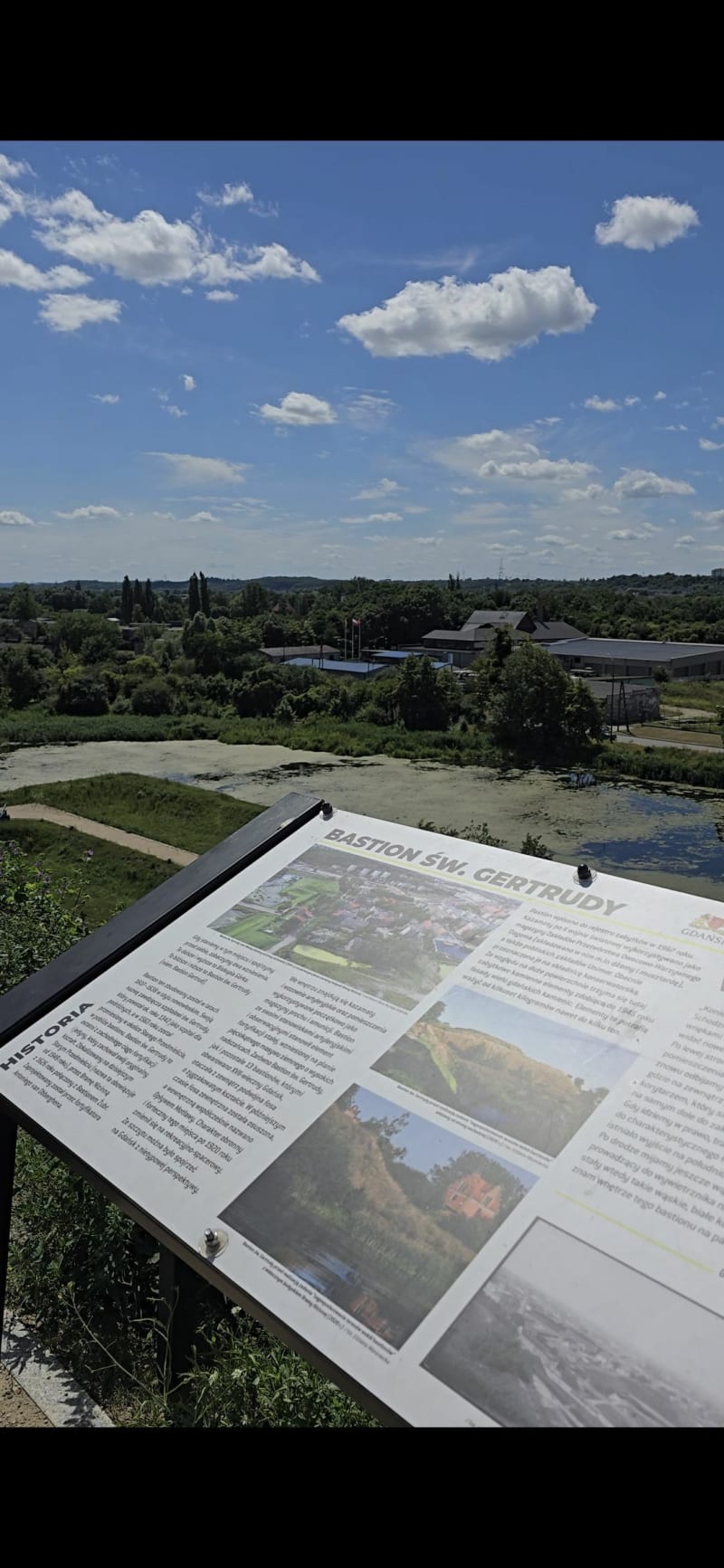 Gdańsk Maćkowy, Bastiony wokół Opływu Motławy, Park Oruński - Gdańsk