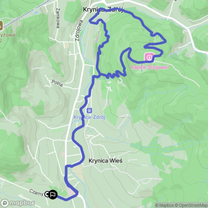 Trudna 9,6-kilometrowa wędrówka na Górę Parkową w Krynicy-Zdroju - Krynica-Zdrój