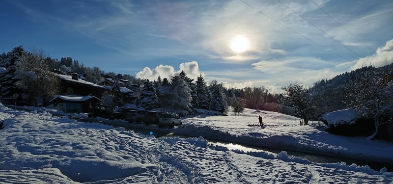 Boucle départ téléphérique de la princesse Megève - Demi-Quartier