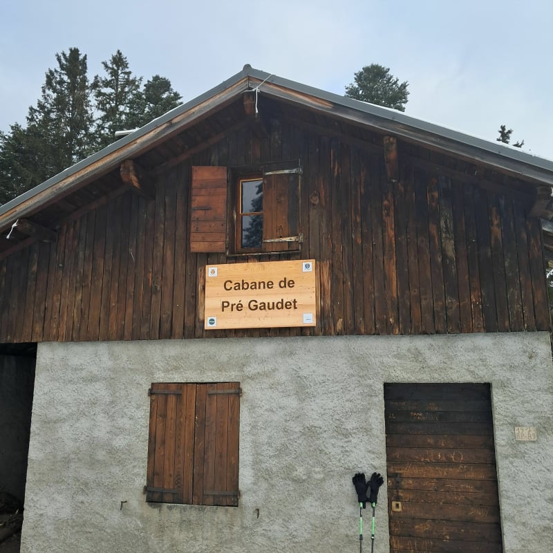 Tour raquettes pré Gaudet lac Grenouillère,  retour chalet - Chamrousse