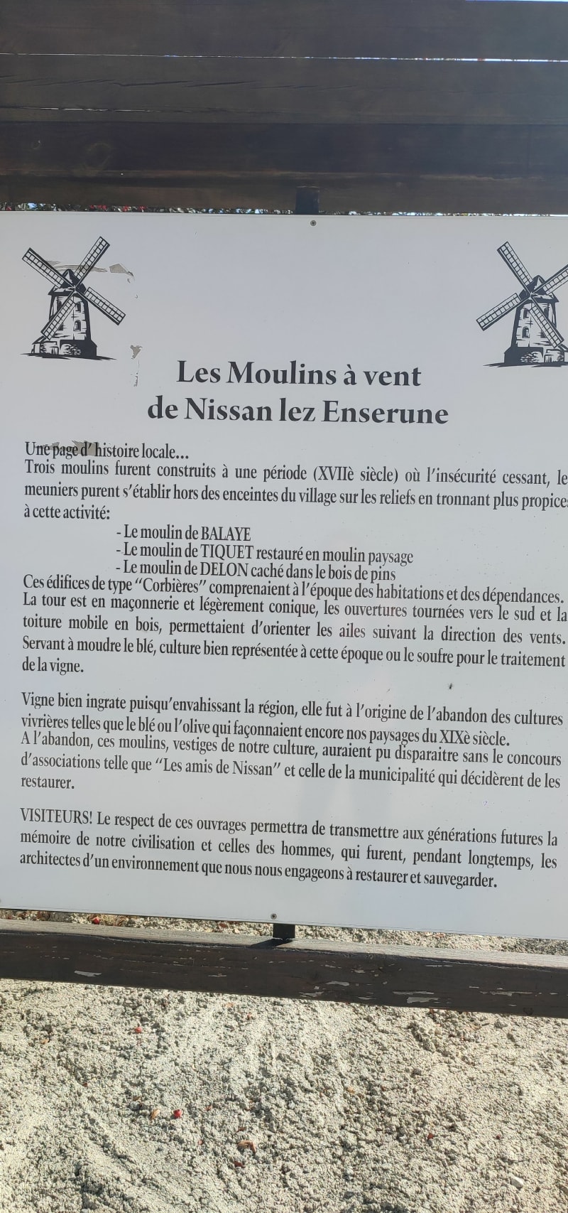 Les moulins de Nissan-lez-Enserune - Nissan-lez-Enserune