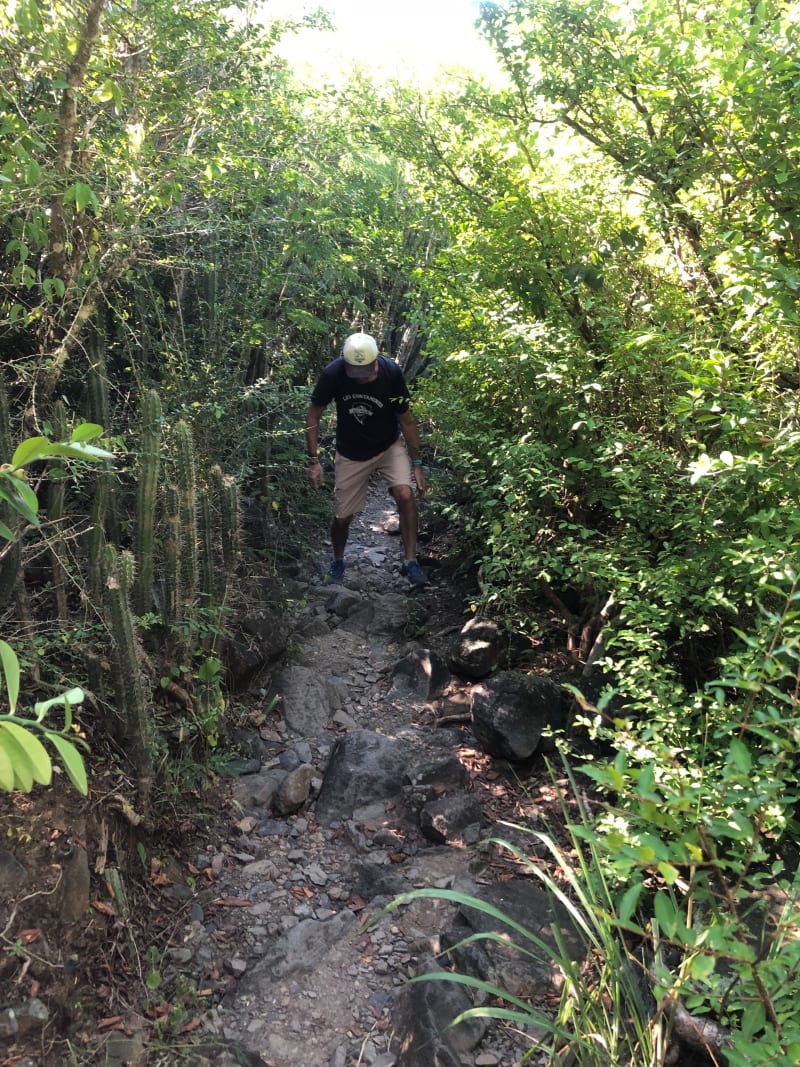 Sentier des Froussards à Saint Martin - Grand Case