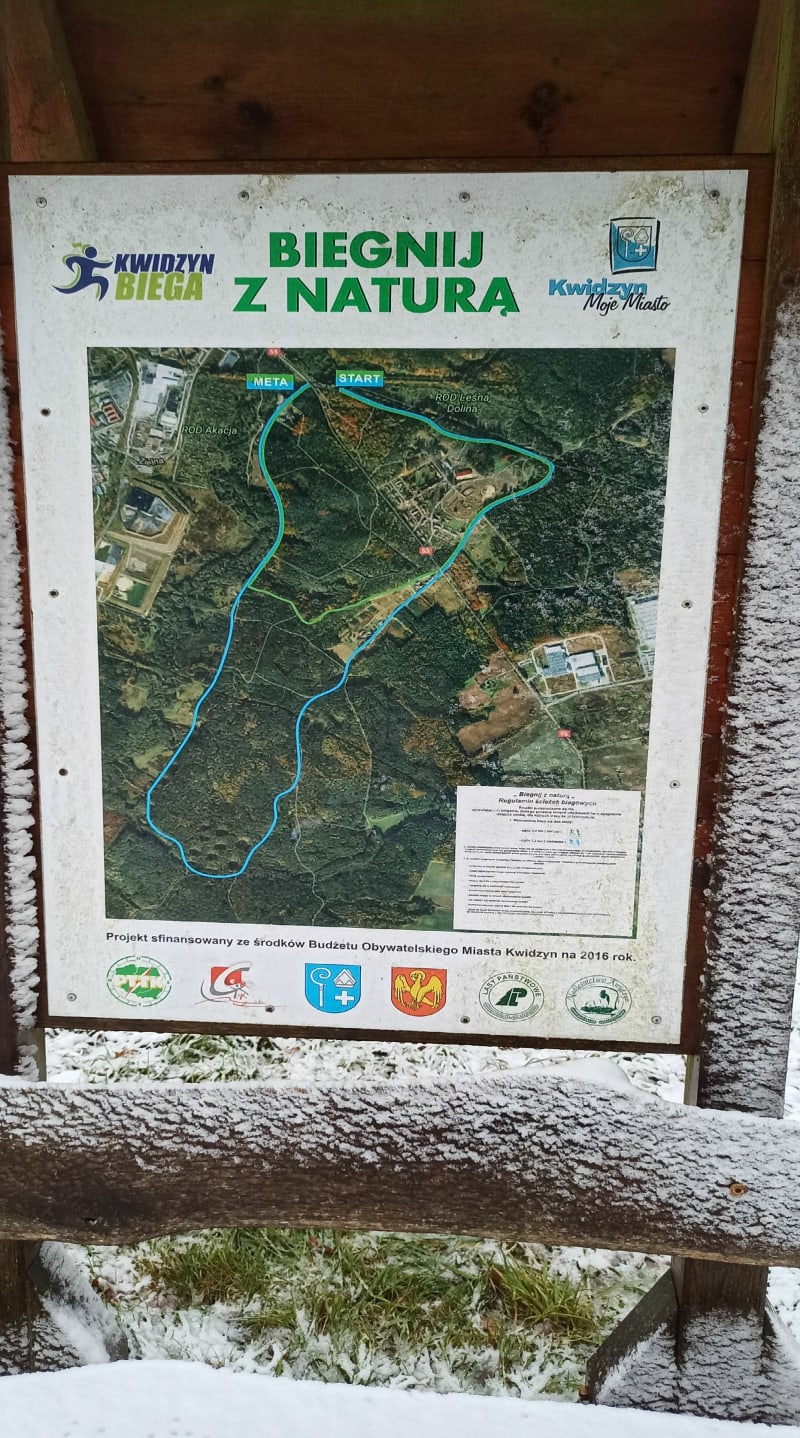 Niebieska ścieżka biegowa - Kwidzyn