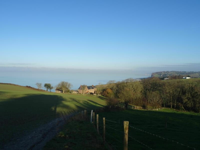 De Varengeville à Pourville, entre Valleuses et Estran à marée basse - Varengeville-sur-Mer