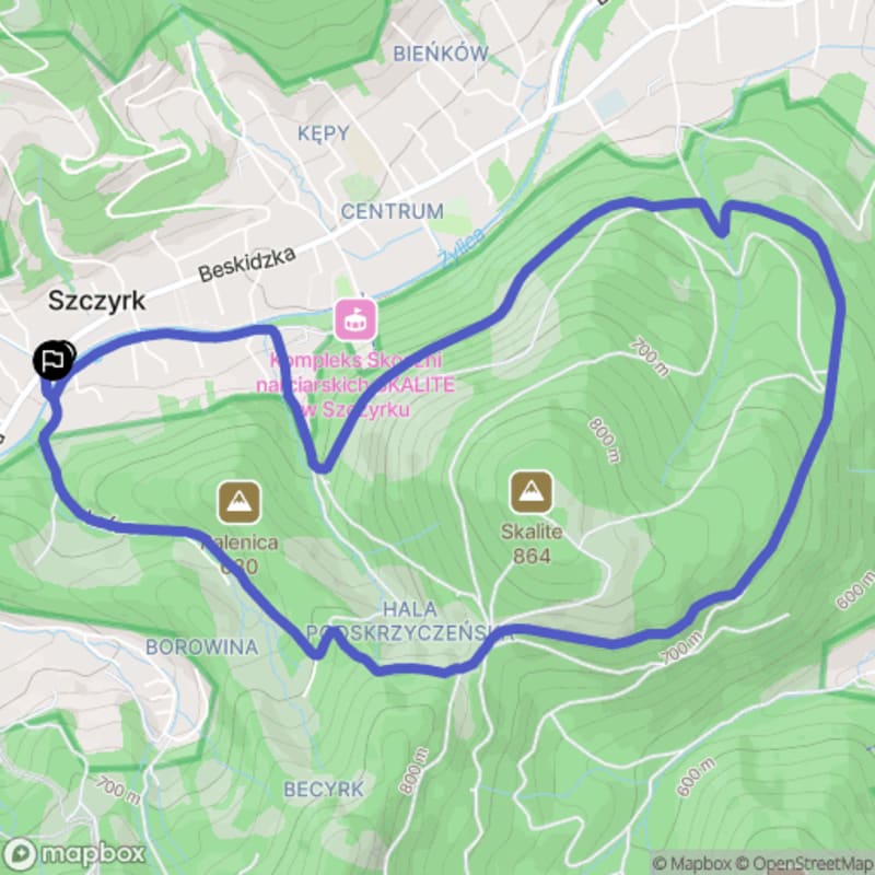 Wymagająca Pętla Skalite w Szczyrku - Szczyrk