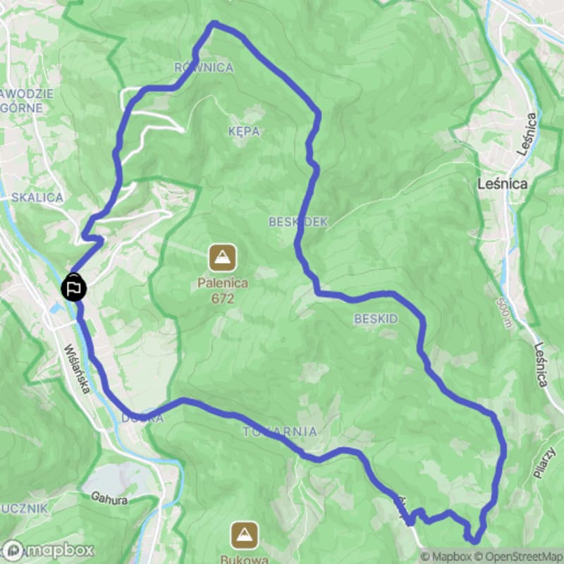 Beskid Śląski - trudna wędrówka - Ustroń