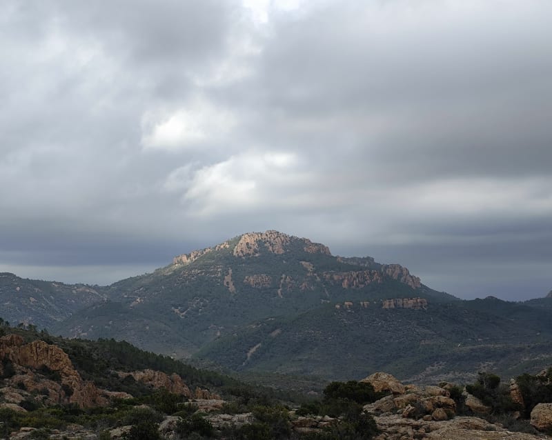 Le Pic du Perthus Occidental depuis Agay - Saint-Raphaël