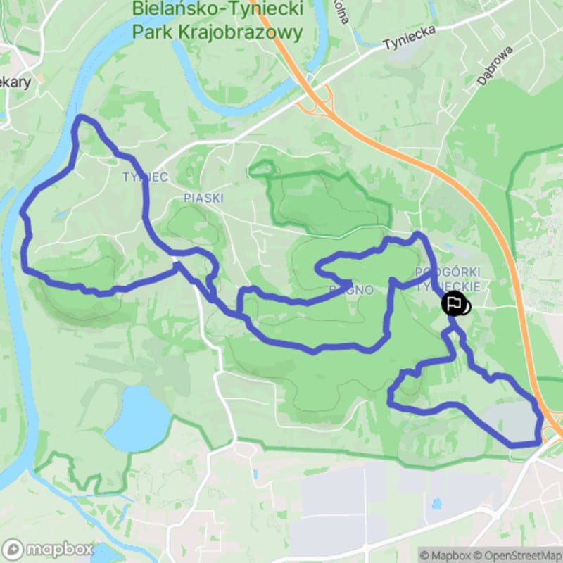 Wymagająca, wędrówka w pobliżu Krakowa - Kraków