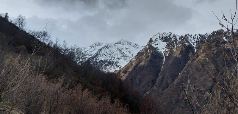Départ de Oô jusqu'aux granges de Labache  de Cazeaux - Oô