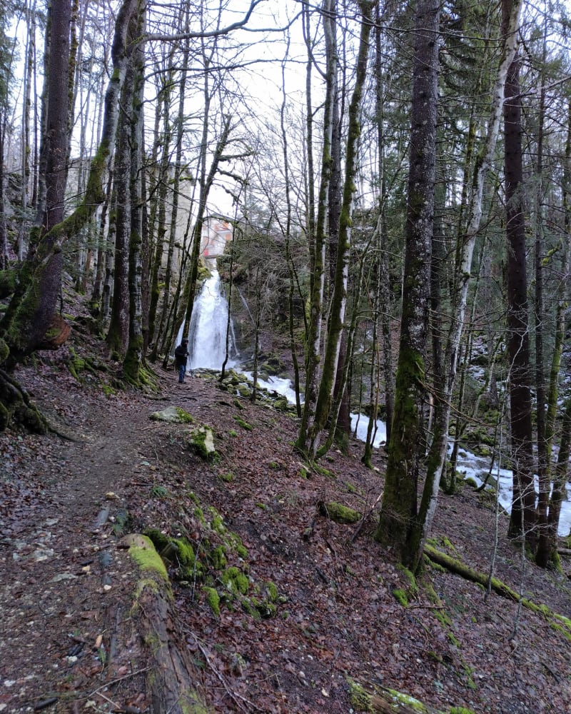 Cascade du bief de la Chaillé prèdes Rousses - Les Rousses