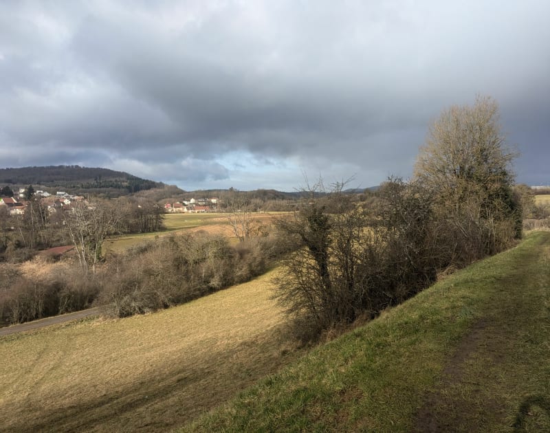 Route du tram  d'Héricourt - Héricourt
