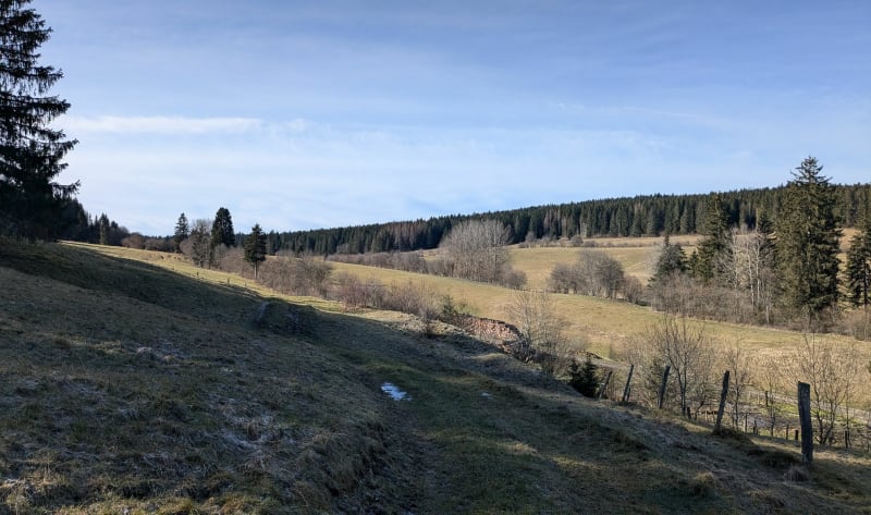 Belle promenade au soleil autour de Chantegrue - Vaux-et-Chantegrue