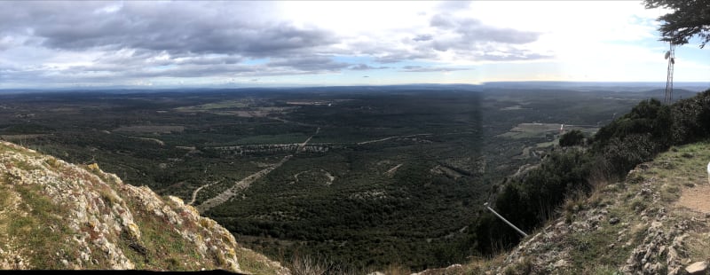 Le mont Bouquet à partir de Seyne - Seynes