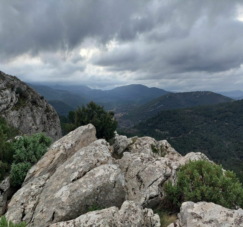 La Croix de Saint Pierre en VTT depuis Nans-les-Pins - Nans-les-Pins