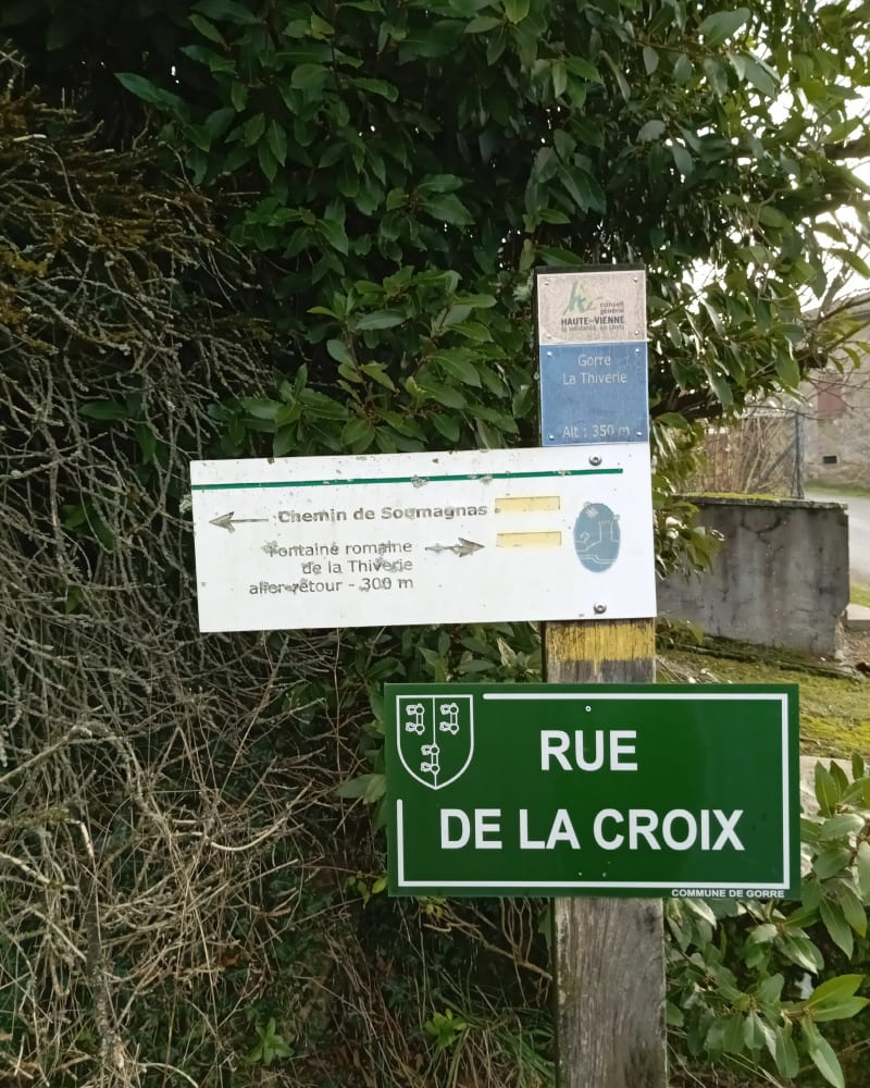 Gorre chemin de Soumagnas - Gorre