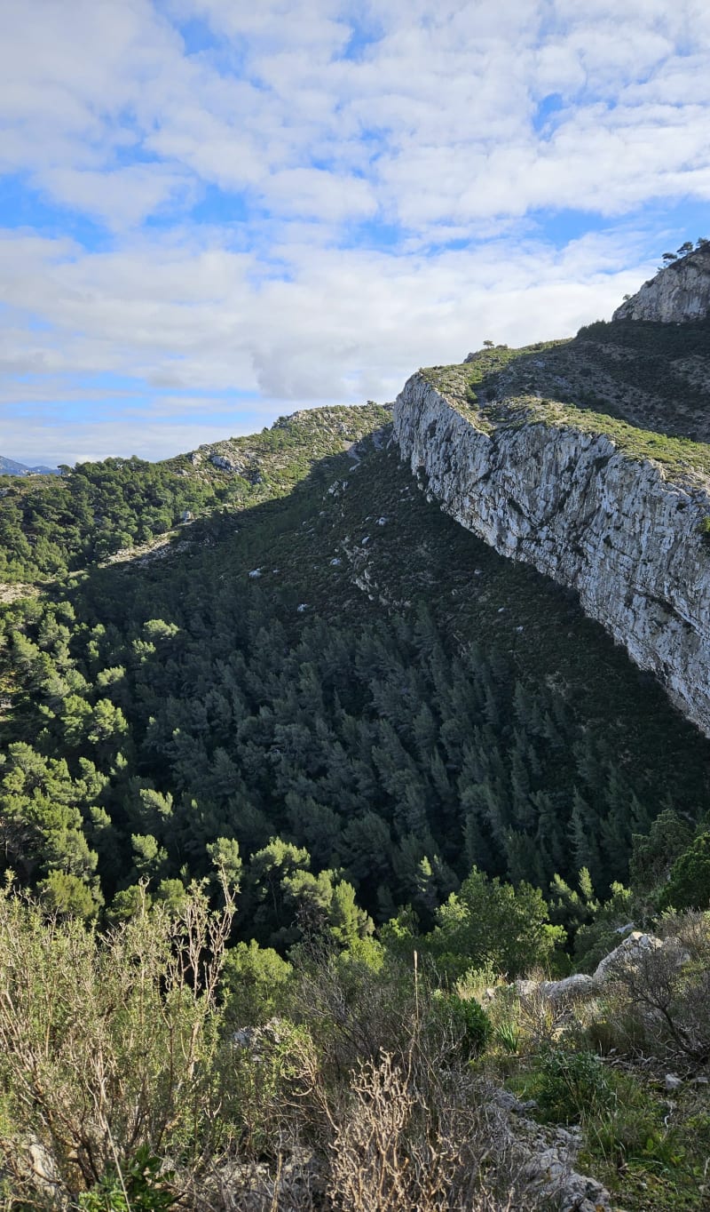 Plateau de l'Homme Mort et Marseilleveyre, départ du Mont Rose - Marseille