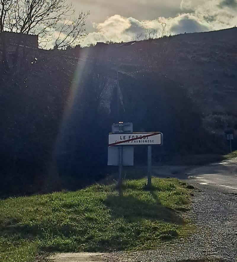 Départ du Forest d'Aubignosc - Aubignosc