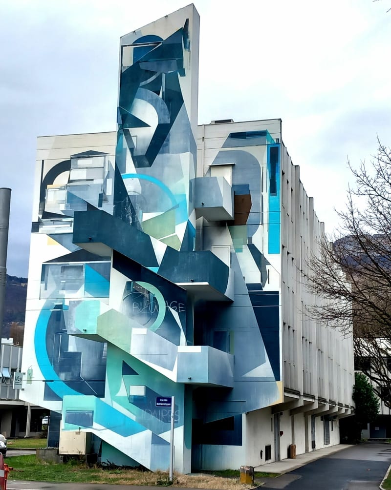 Street Art au campus universitaire de Grenoble - Saint-Martin-d'Hères