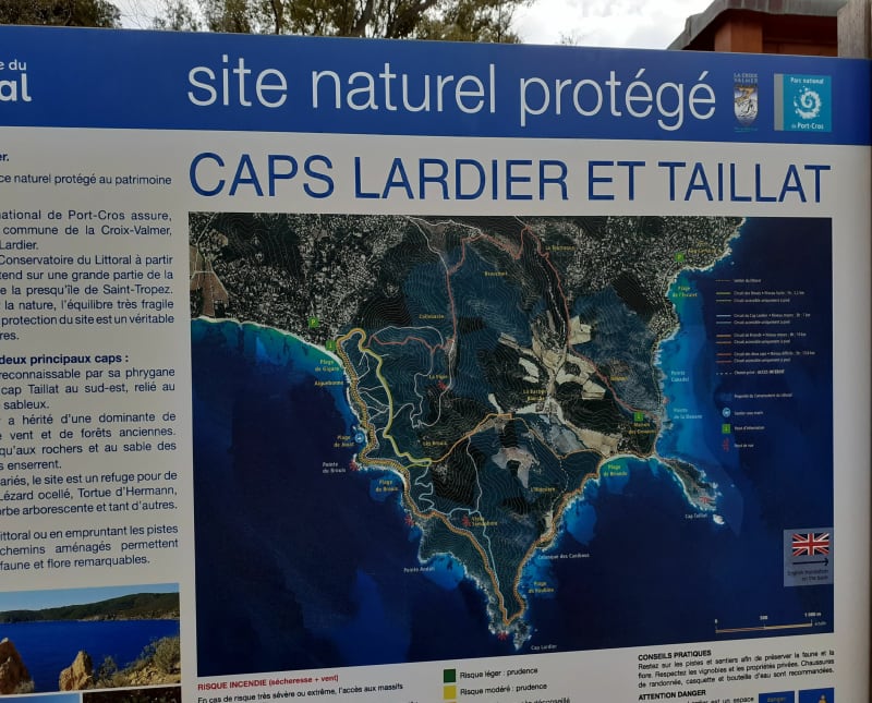 Le cap Lardier à Gigaro La Croix Valmer - La Croix-Valmer