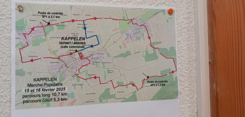 Marche populaire à Kappelen - Kappelen