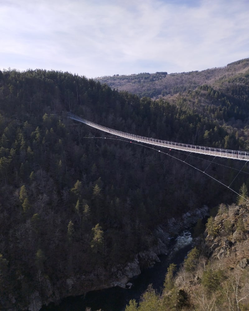 Passerelle himalayenne de Villedemont - Grazac