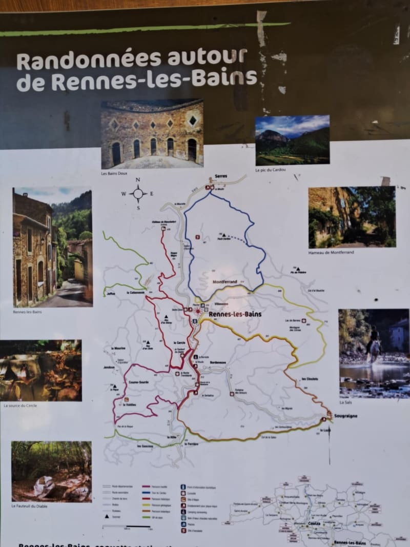 Boucle autour de Rennes-les-Bains - Rennes-les-Bains