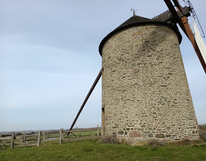 Moulin de Moidrey et le Mont Saint-Michel - Pontorson