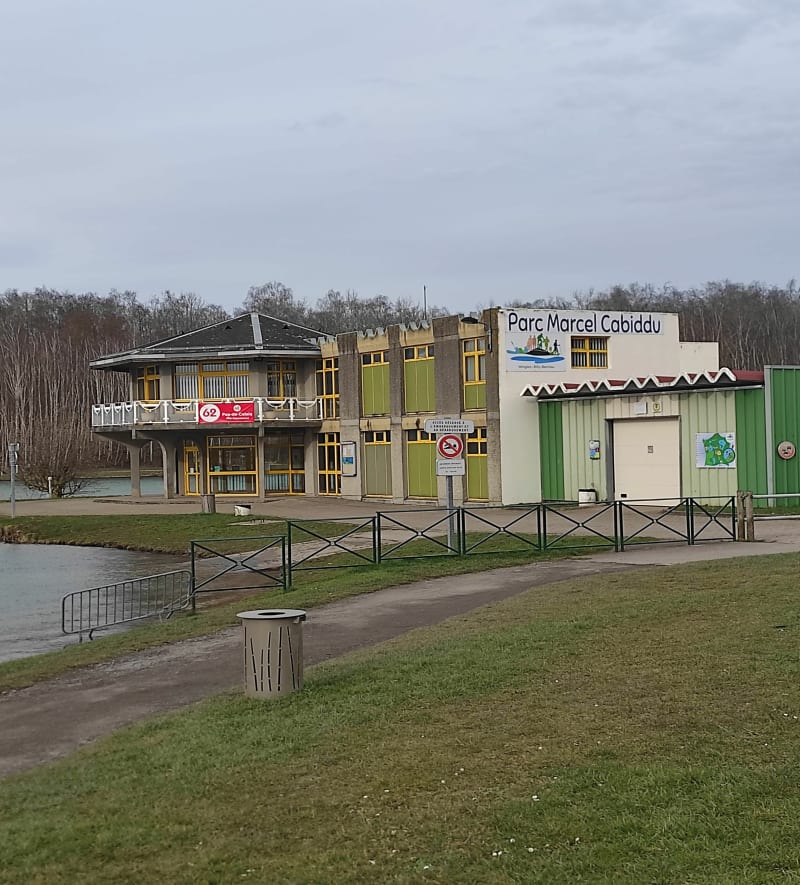 Route Digimon et lac de Wingles - Wingles