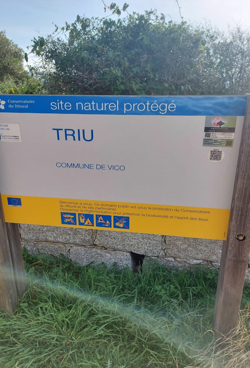 Balade du Triu site naturel protégé - Vico