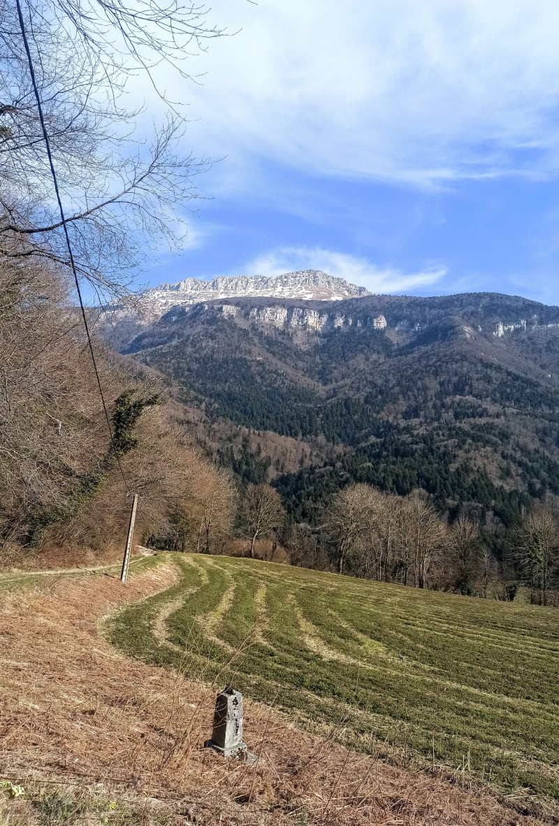 Sur le plateau du Grand Ratz, vue sur la Grande Sûre - La Sure en Chartreuse