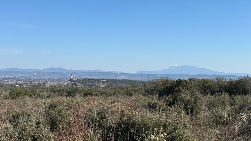 Le Plateau : De Clansayes à Chamaret - Clansayes
